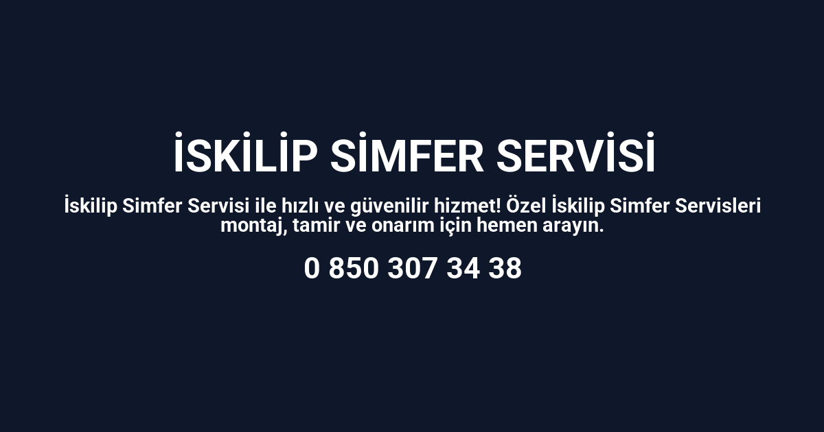 İskilip Simfer Servisi